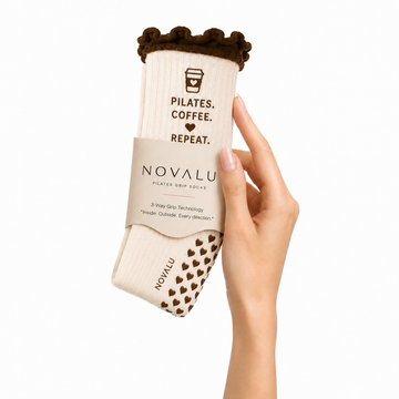 Pilates, Coffee & Repeat Brown